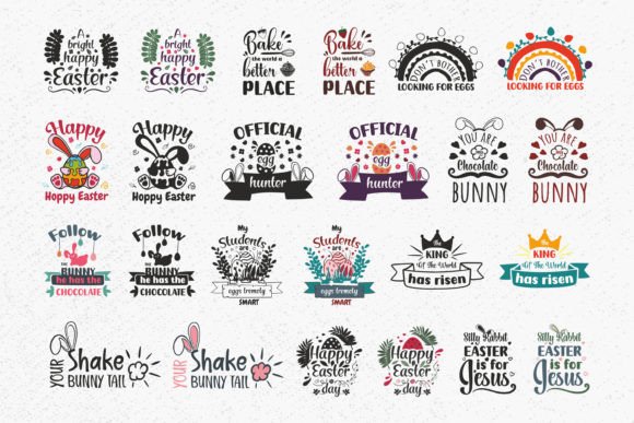Download Easter Day Quotes Bundle SVG - Easter day Collection