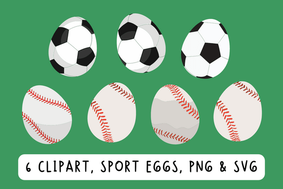 Download Baseball Soccer Easter Egg Clipart - Easter egg Collection