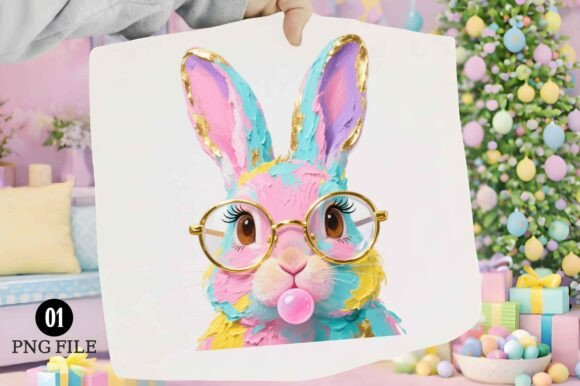Download Cute Pastel Easter Bunny Png - Pastel easter Collection