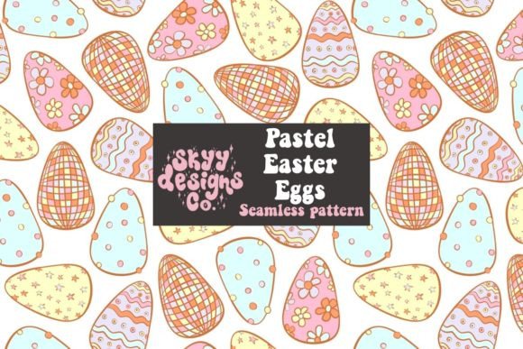 Download Pastel Easter Eggs Seamless Pattern - Easter egg Collection