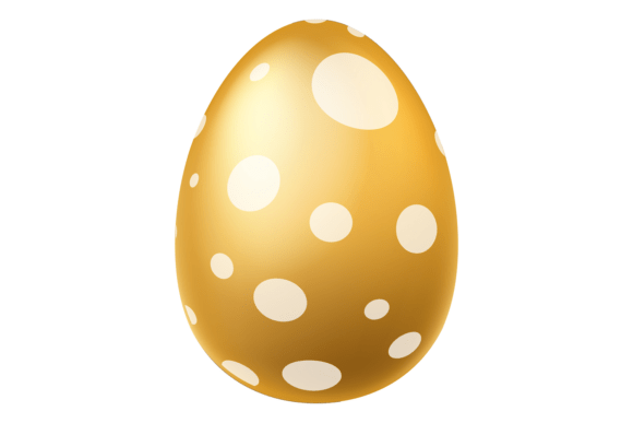 Download Festive Golden Easter Egg with Ornamenta - Easter egg Collection