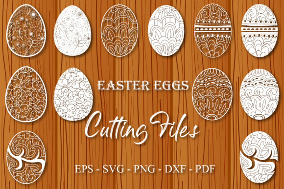 Download Easter Eggs Svg Cutting Files - Easter egg Collection