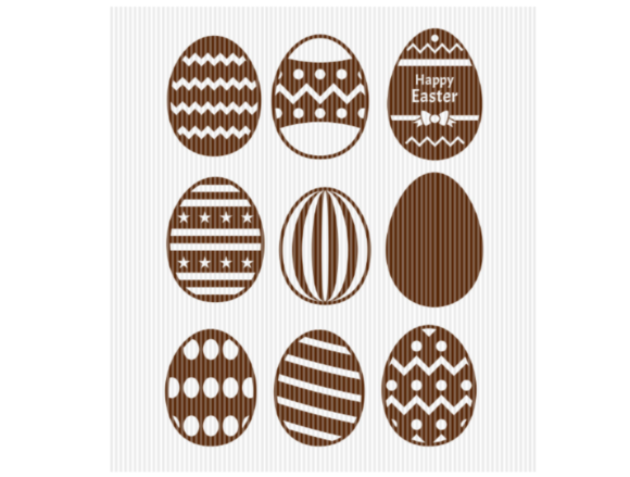 Download Easter Eggs Patterned Eggs Graphic - Easter egg Collection