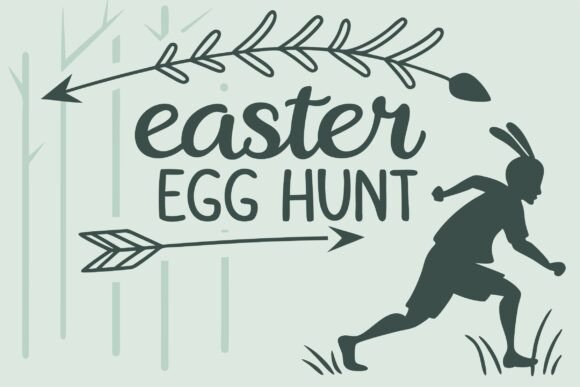 Download Chalkboard-style 'Easter Egg Hunt' Typog - Easter egg Collection