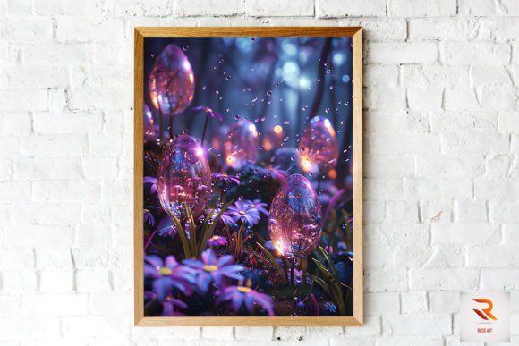 Download Fantasy Easter Eggs in the Forest Art - Easter egg Collection