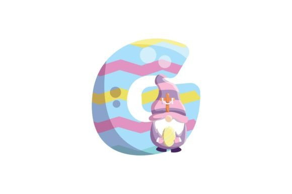 Download Easter Egg Gnome Alphabet G Illustration - Easter egg Collection