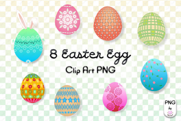 Download Colorful Easter Egg Clipart Sticker PNG - Easter egg Collection
