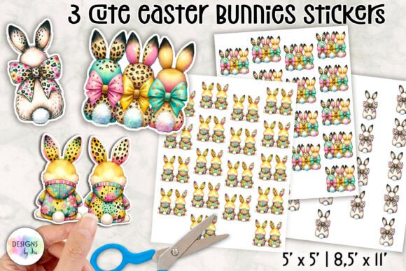 Download Cute Easter Bunny Stickers - Premium Resources