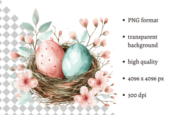 Download Watercolor Easter Eggs Clipart - Easter egg Collection