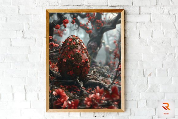 Download Fantasy Easter Eggs in the Forest Art - Easter egg Collection