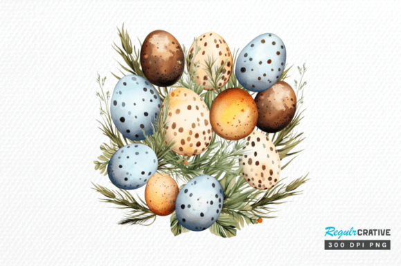 Download Watercolor Eggs Easter Day Clipart Png - Easter day Collection