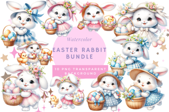 Download Easter Eggs Rabbit Nursery Cute Bunny - Easter egg Collection