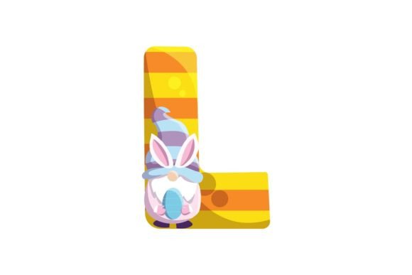 Download Easter Egg Gnome Alphabet L Illustration - Easter egg Collection