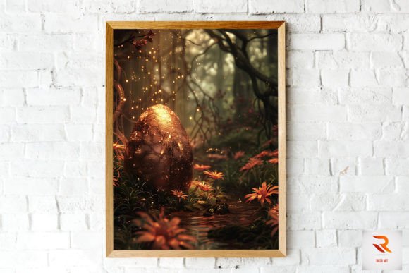 Download Fantasy Easter Eggs in the Forest Art - Easter egg Collection