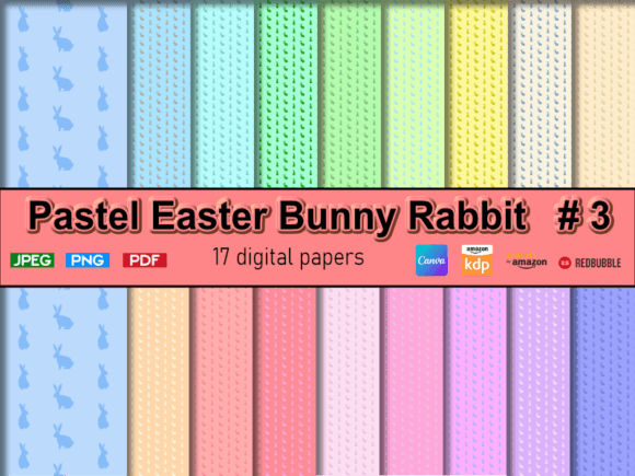 Download Pastel Easter Background Bunny # 3 - Pastel easter Collection