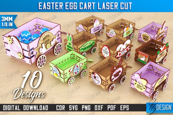 Download Easter Egg Cart Bundle|Easter Egg Holder - Easter egg Collection