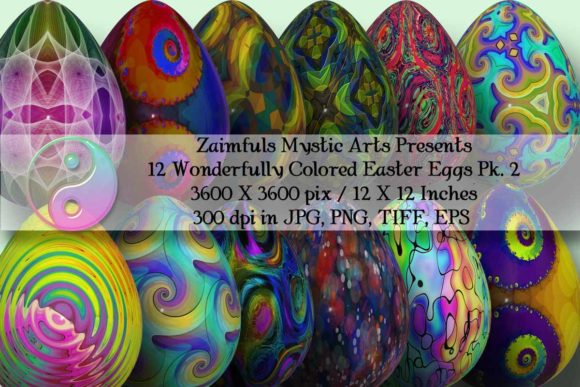 Download 12 Easter Eggs 3D Pack 2 - Easter egg Collection