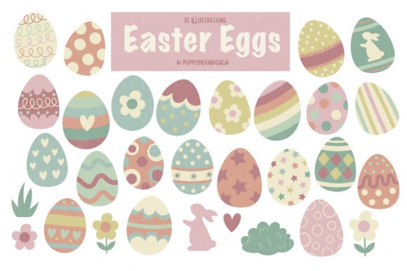 Download Easter Egg Clipart Set - Easter egg Collection